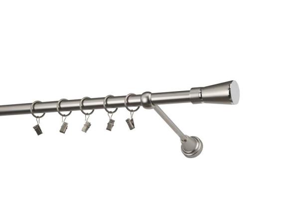 Garniže 19mm - jednoradové - RIMINY - satin