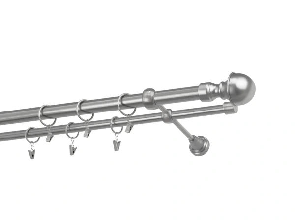 Garniže 25x16mm - dvojradové - BOSTON - satin