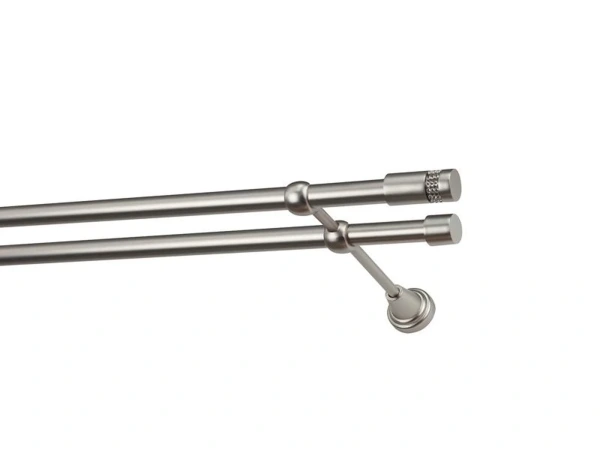 Garniže 19x19mm - dvojradové - CYLINDER CRYSTAL - satin 1