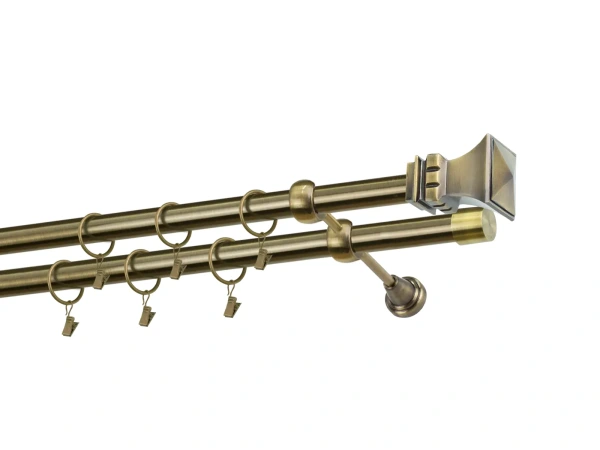 Garniže 25x25mm - dvojradové - VEŽA - antik