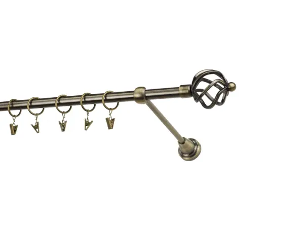 Garniže 16mm - jednoradové - SPIRAL - antik