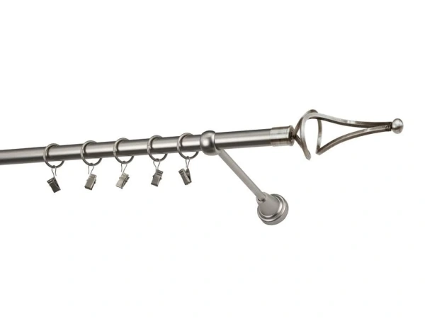 Garniže 19mm - jednoradové - FALIST - satin