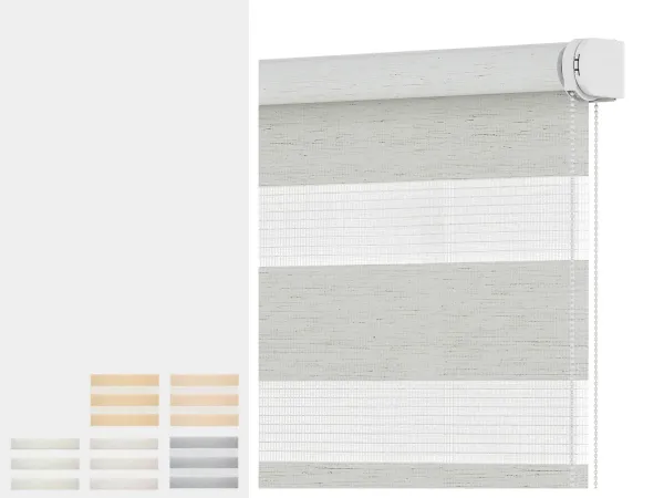 Roleta SOLID S - deň a noc - látka BALI