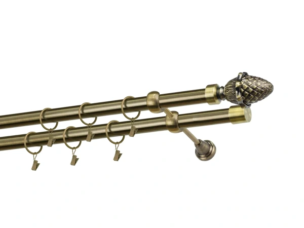 Garniže 25x25mm - dvojradové - ŽALUĎ - antik