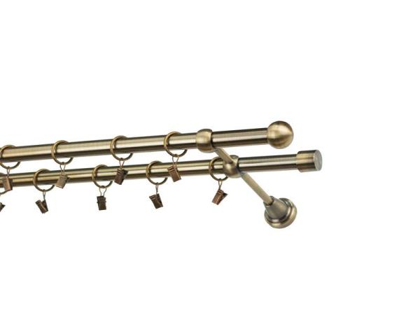 Garniže 19x19mm - dvojradové - BOLOGNA - antik