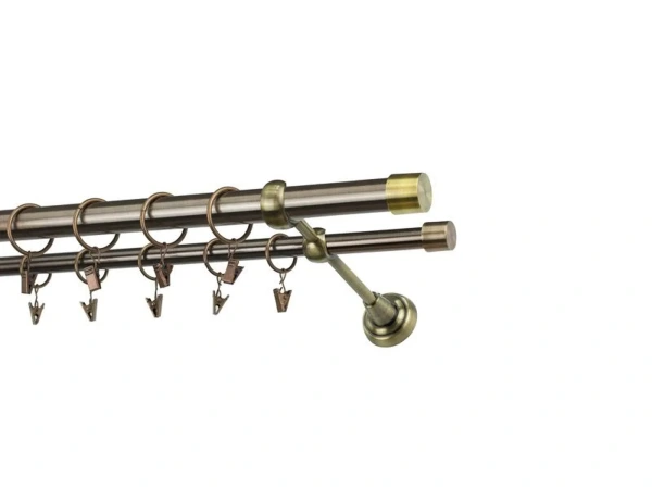 Garniže 25x16mm - dvojradové - PULLO - antik