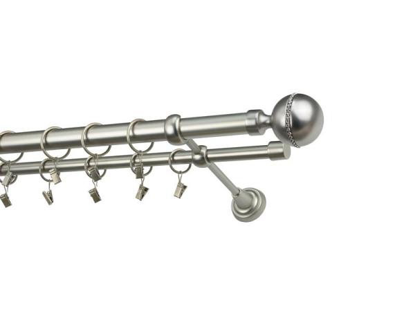 Garniže 25x16mm - dvojradové - KALISTO CRYSTAL - satin