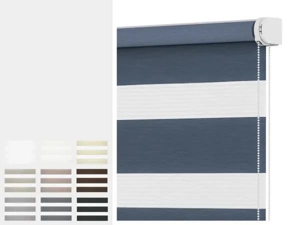 Roleta SOLID S - deň a noc - látka IBIZA