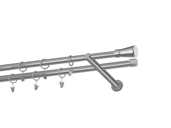 Garniže 19x19mm - dvojradové - RIMINY - satin