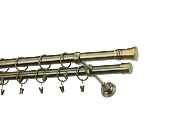 Garniže 25x25mm - dvojradové - CAPRI - antik