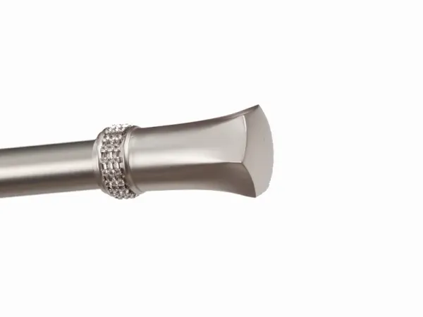 Garniže 25mm - jednoradové - PLUTON CRYSTAL - satin 3