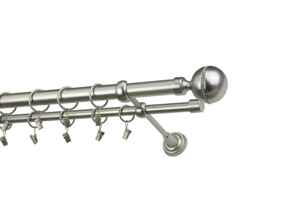 Garniže 25x16mm - dvojradové - KALISTO CRYSTAL - satin