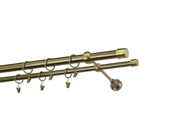 Garniže 25x16mm - dvojradové - PULLO - antik