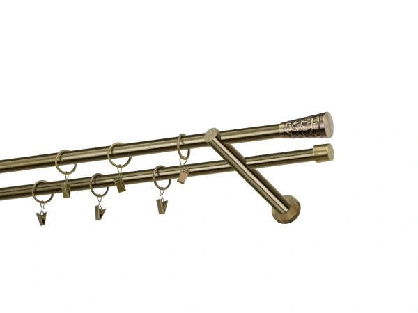 Garniže 16x16mm - dvojradové - SEVILLA - antik