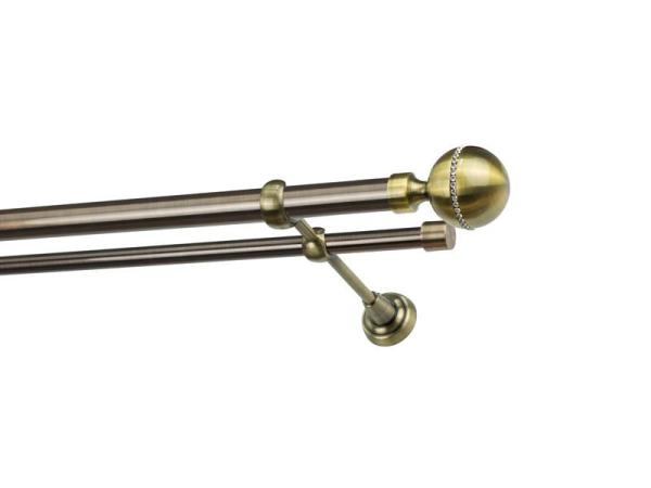 Garniže 25x16mm - dvojradové - KALISTO CRYSTAL - antik 1