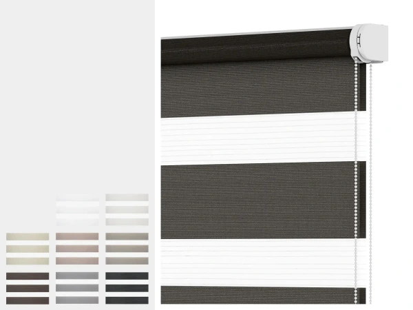 Roleta SOLID S - deň a noc - látka SUMATRA