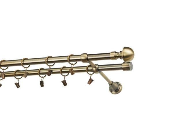 Garniže 19x19mm - dvojradové - BOSTON - antik