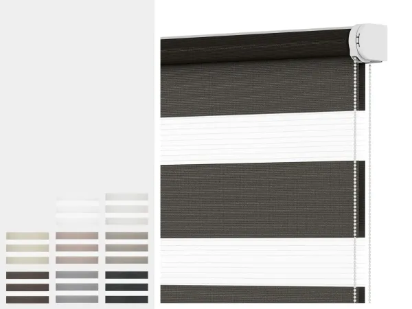 Roleta SOLID S - deň a noc - látka SUMATRA