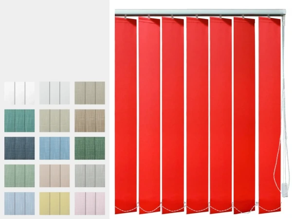 Vertikálne žalúzie - látka SHANTUNG