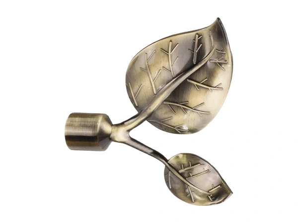 Garniže 16x16mm - dvojradové - LIST VEĽKÝ - antik 2