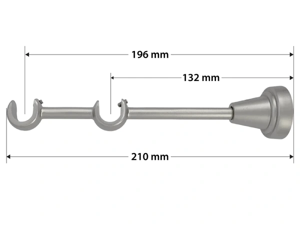 Garniže 16x16mm - dvojradové - PIZA - satin 4