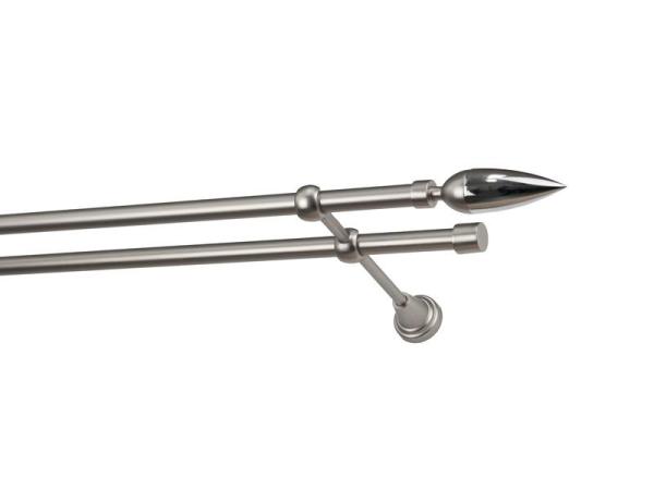 Garniže 16x16mm - dvojradové - LINEA - satin 1