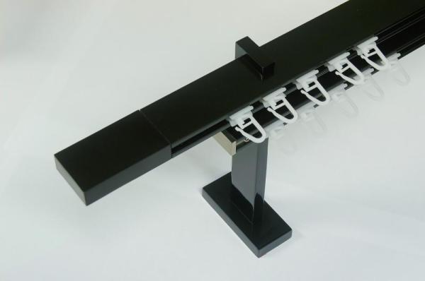 Garniže SQUARE LINE čierna - dvojradové - LINE čierna