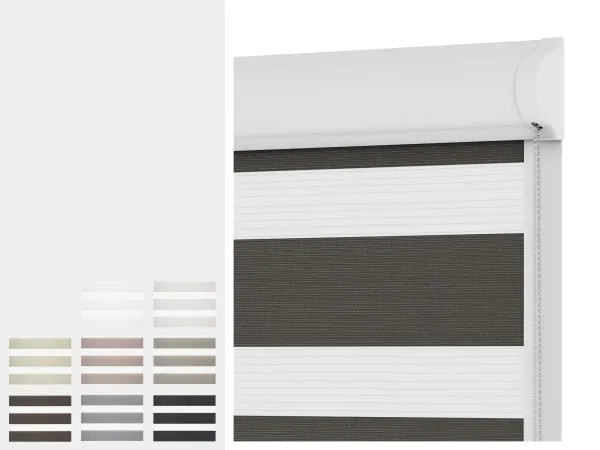 Roleta SWING - deň a noc - látka SUMATRA