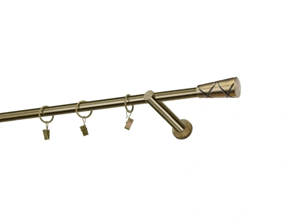 Garniže 16mm - jednoradové - TRAPEZIUM - antik