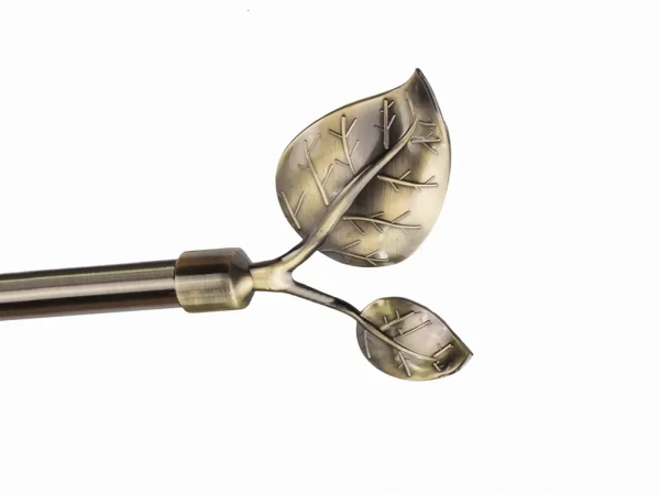 Garniže 19x19mm - dvojradové - LIST VEĽKÝ - antik 5