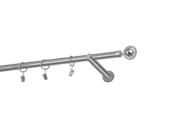 Garniže 19mm - jednoradové - JUPITER - satin