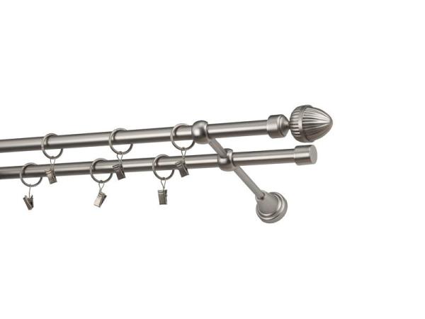 Garniže 16x16mm - dvojradové - ODEON - satin