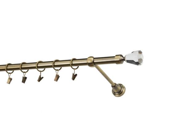 Garniže 19mm - jednoradové - CRYSTAL CONE - antik