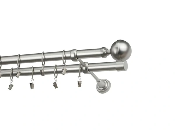 Garniže 25x25mm - dvojradové - KALISTO - satin