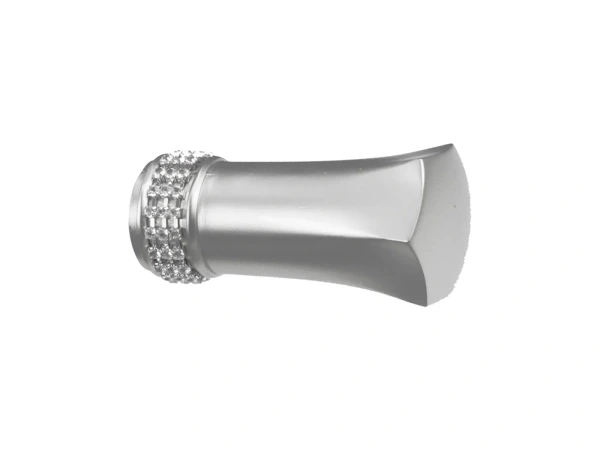 Garniže 25x16mm - dvojradové - PLUTON CRYSTAL - satin 2