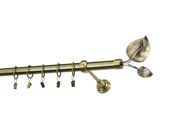 Garniže 25mm - jednoradové - LIST VEĽKÝ - antik