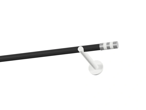 Garniža 19mm obyčajná tyč - 1rad - VALEC - čierno biela 1