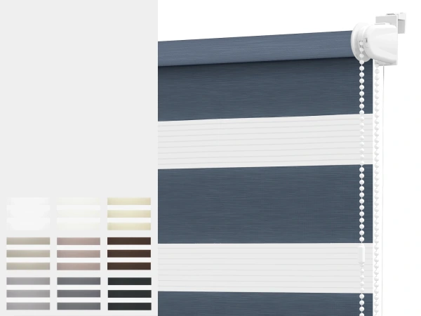 Roleta MINI+ deň a noc - látka IBIZA