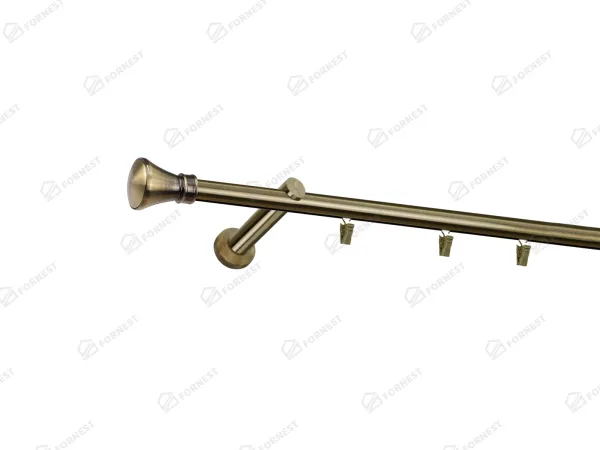 Garniža 19mm - drážková tyč - 1rad - KOLOSEO - antik