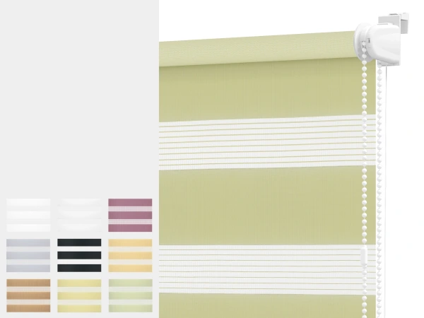 Roleta MINI+ deň a noc - látka STANDARD