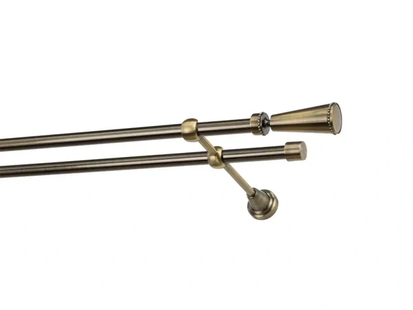 Garniže 16x16mm - dvojradové - MILANO CRYSTAL - antik 1