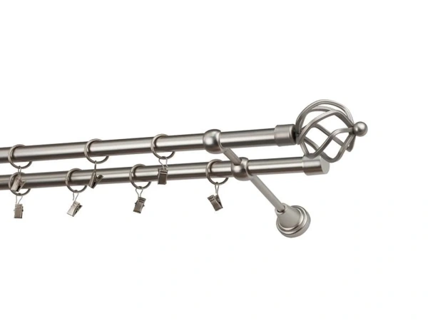 Garniže 19x19mm - dvojradové - SPIRAL - satin