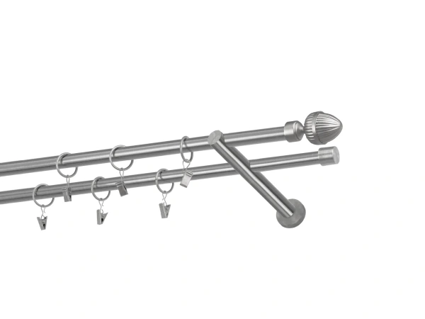 Garniže 16x16mm - dvojradové - ODEON - satin