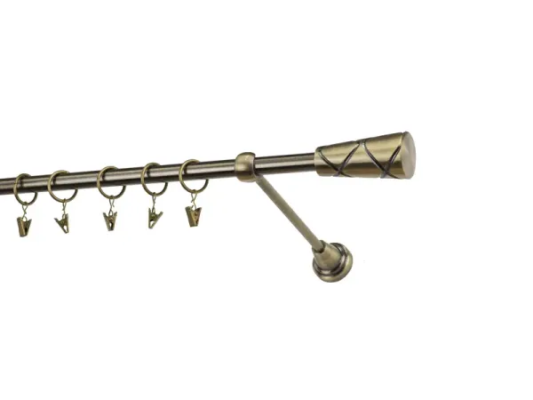 Garniže 16mm - jednoradové - TRAPEZIUM - antik