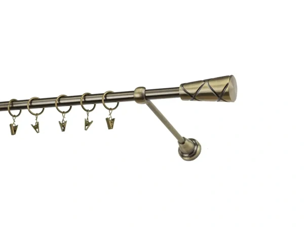 Garniže 16mm - jednoradové - TRAPEZIUM - antik