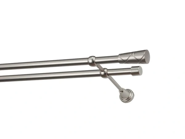 Garniže 19x19mm - dvojradové - TRAPEZIUM - satin 1