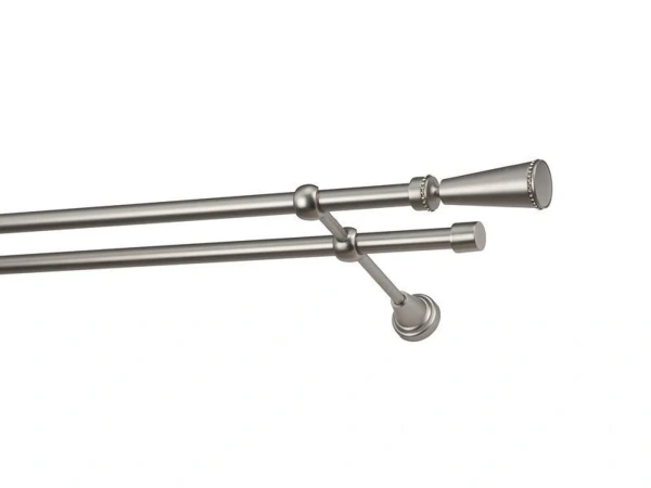 Garniže 16x16mm - dvojradové - MILANO CRYSTAL - satin 1