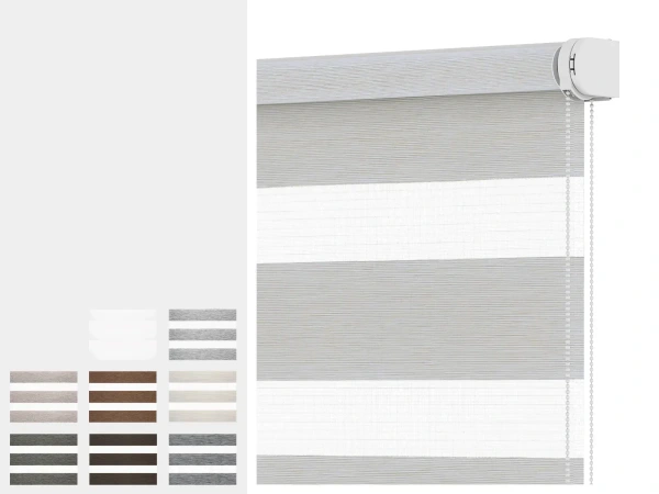 Roleta SOLID S - deň a noc - látka MALORKA