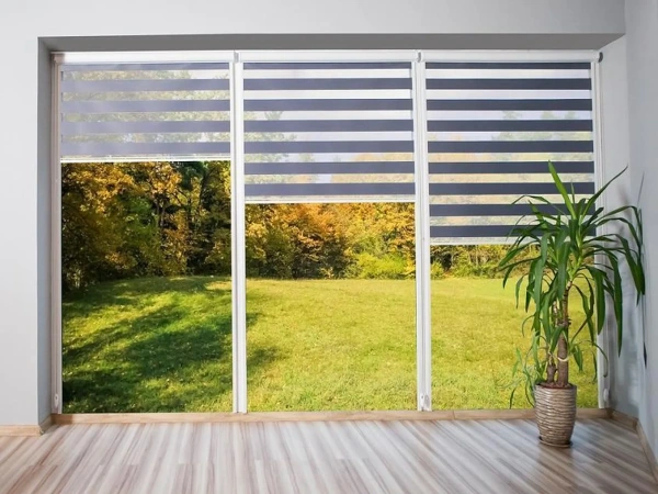 Roleta  NOBLE - deň a noc - látka RODOS 6