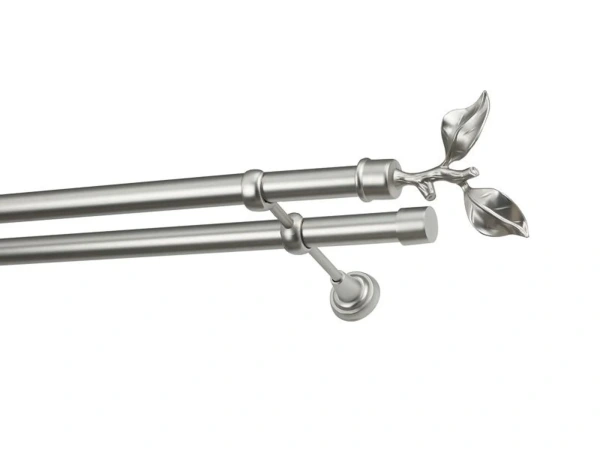 Garniže 25x25mm - dvojradové - LIST ROSE - satin 1